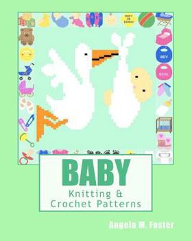 Paperback BABY Knitting & Crochet Patterns Book