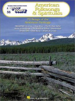 Paperback American Folksongs & Spirituals: E-Z Play Today Volume 56 Book