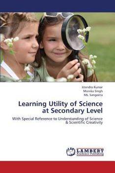 Paperback Learning Utility of Science at Secondary Level Book