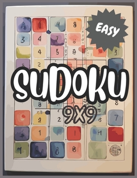 Paperback Sudoku: 50 Easy 9x9 Sudoku Games with The Solutions Book