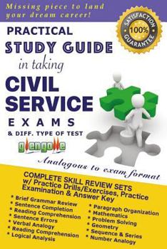 Paperback Practical Study Guide in taking Civil Service Exams and different type of test. Book