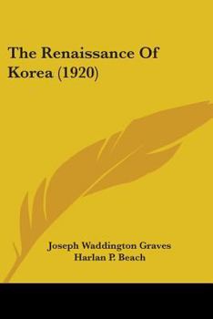 The Renaissance Of Korea (1920)