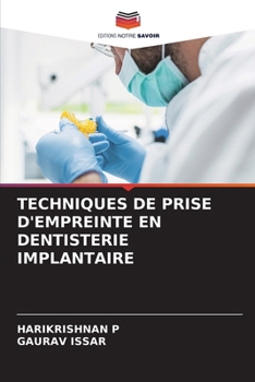 Paperback Techniques de Prise d'Empreinte En Dentisterie Implantaire [French] Book