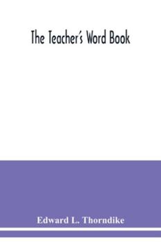 Paperback The teacher's word book