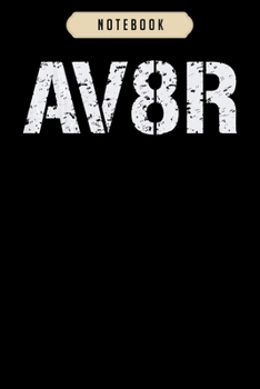 Notebook: Av8r pilot  Notebook|6x9(100 pages)Blank Lined Paperback Journal For Student, kids, women, girls, boys, men, birthday gifts|Pilot gifts notebook