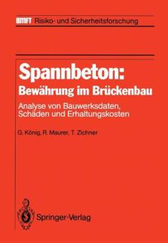 Paperback Spannbeton: Bewährung Im Brückenbau: Analyse Von Bauwerksdaten, Schäden Und Erhaltungskosten [German] Book