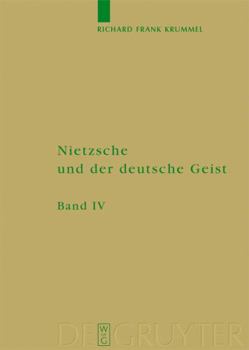 Hardcover Ausbreitung und Wirkung des Nietzscheschen Werkes im deutschen Sprachraum bis zum Ende des Zweiten Weltkrieges (Monographien und Texte zur Nietzsche-Forschung 51) [German] Book