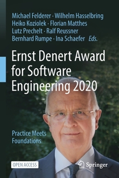 Paperback Ernst Denert Award for Software Engineering 2020: Practice Meets Foundations Book