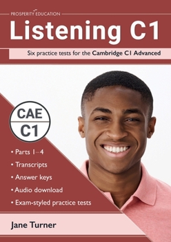 Paperback Listening C1: Six practice tests for the Cambridge C1 Advanced: Answers and audio included Book