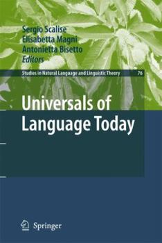 Paperback Universals of Language Today Book