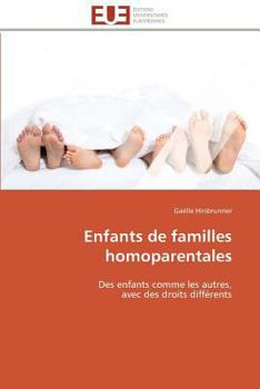 Paperback Enfants de Familles Homoparentales [French] Book