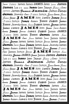 Paperback the perfect notebook journal for james: lined notebook / journal 6"x9" 120 pages matte finish Book