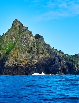 Paperback Notebook: Ireland Skellig Island Atlantic Kerry Landscape Irish Book