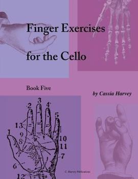 Paperback Finger Exercises for the Cello, Book Five Book