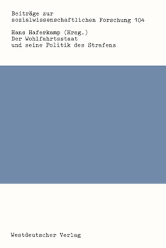 Paperback Der Wohlfahrtsstaat Und Seine Politik Des Strafens [German] Book