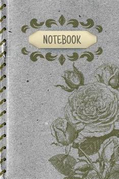 Paperback Notebook: A Meetings Notebook for Social Workers with Custom Interior: Rose Cover With Faux Stitching 6 x 9 inch - 121 Pages Book