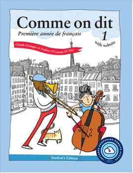 Paperback Comme on Dit with Website PB (Lingco): Première Année de Français Book