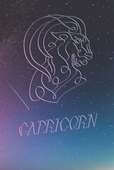Notebook Capricorn Zodiac Sign: Astrology Journal, Horoscope Notepad, Diary, Notes, 120 Pages, blanc lined, 6" x 9"