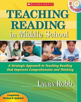 Paperback Teaching Reading in Middle School: 2nd Edition: A Strategic Approach to Teaching Reading That Improves Comprehension and Thinking [With CDROM] Book