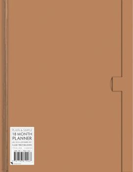 Misc. Natural Large Plain & Simple 18 Month Planner 2017 Book