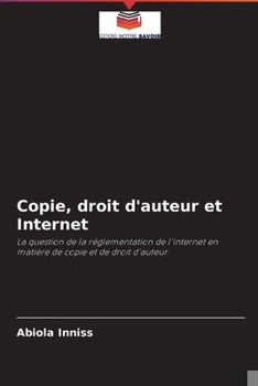 Paperback Copie, droit d'auteur et Internet [French] Book