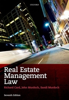 Paperback Real Estate Management Law Book