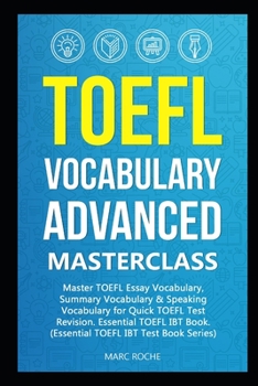 Paperback TOEFL Vocabulary Advanced Masterclass Book