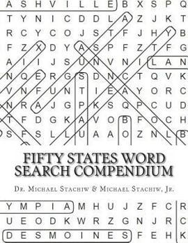 Paperback Fifty States Word Search Compendium Book