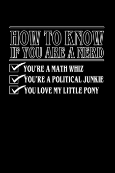 Paperback Notebook: Nerd Math policy HowTo sarcasm funny gift 120 Pages, 6x9 Inches, Blank Book