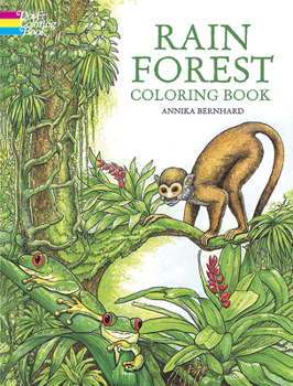 Paperback Rain Forest Coloring Book