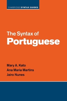 Paperback The Syntax of Portuguese Book