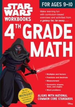 Paperback Star Wars Workbook: 4th Grade Math Book