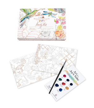 Paperback Watercolor Cards with Foil Touches: Illustrations by Kristy Rice Book