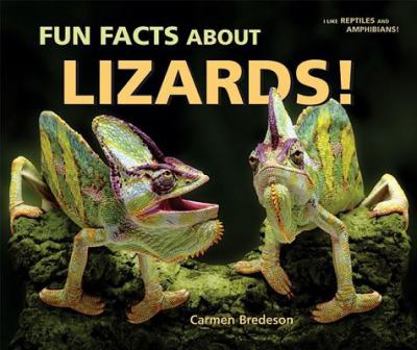 Library Binding Fun Facts about Lizards! Book
