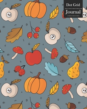 Dot Grid Journal: Notebook Planner with Unique Autumn Themed Cover Design