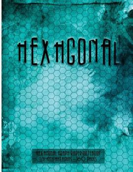 Paperback Hexagonal Graph Paper Notebook 1/2 inch hexagons - 160 pages: Ideal for Sketches Mapping, Graphs, Gaming and etc. Book