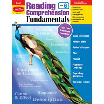 Paperback Reading Comprehension Fundamentals, Grade 6 Book
