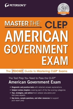 Paperback Master The(tm) Clep(c) American Government Exam Book