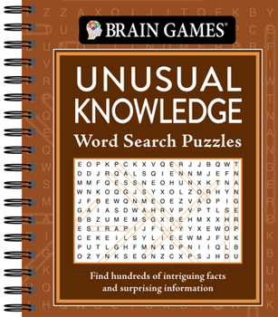 Spiral-bound Brain Games - Unusual Knowledge Word Search Puzzles Book