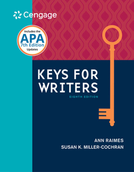 Paperback Keys for Writers (with 2019 APA Updates and MLA 2021 Update Card) Book