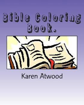 Paperback Bible Coloring Book. Book