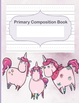 Paperback Primary Composition Book: Story Space & Dotted Mid-Line Notebook, Blank Handwriting & Sketch Notebook, Draw & Write Notebook, For Primary, Kinde Book