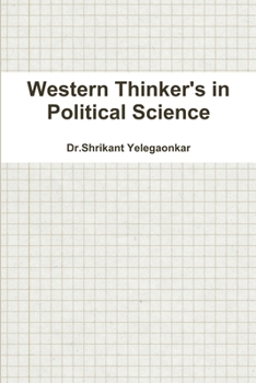 Paperback Western Thinker's in Political Science Book