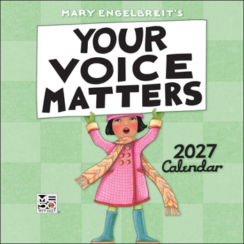 Calendar Mary Engelbreit's Your Voice Matters 2027 Wall Calendar Book