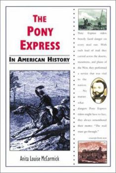 Library Binding The Pony Express in American History Book