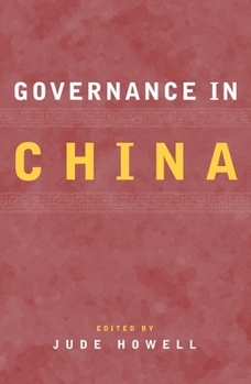 Paperback Governance in China Book