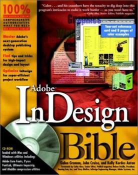 Paperback Adobe Indesign Bible [With CDROM] Book