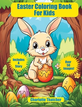 Paperback Happy Easter Coloring Book for Kids Book