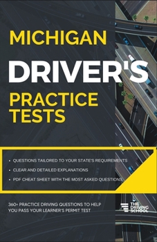 Paperback Michigan Driver's Practice Tests Book