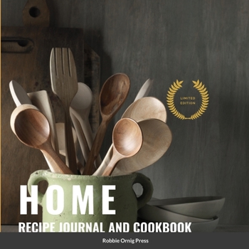 Paperback Home: Recipe Journal and Cookbook Book